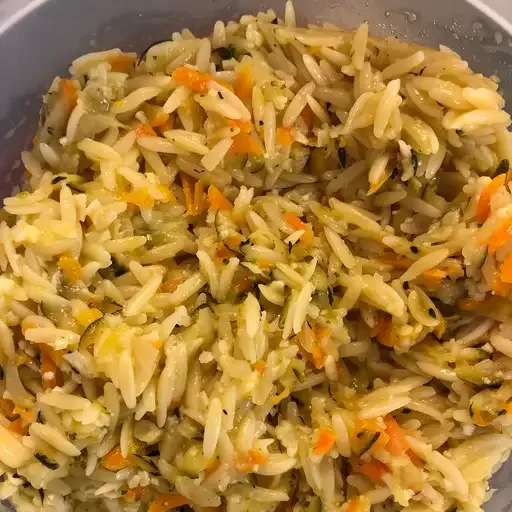 Lemon Orzo Primavera