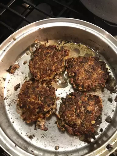 Mushroom Veggie Burger