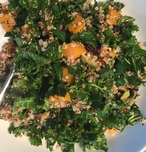 Quinoa, Butternut Squash, and Kale Salad