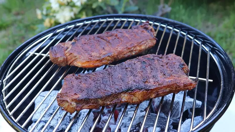 Grilled Chili Steak with Garlic-Lime Butter