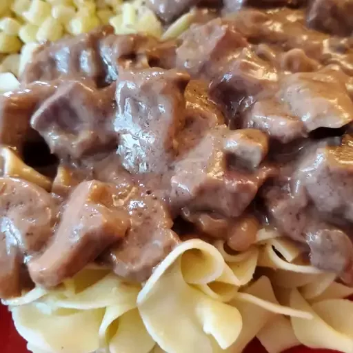 Beef Tips and Noodles