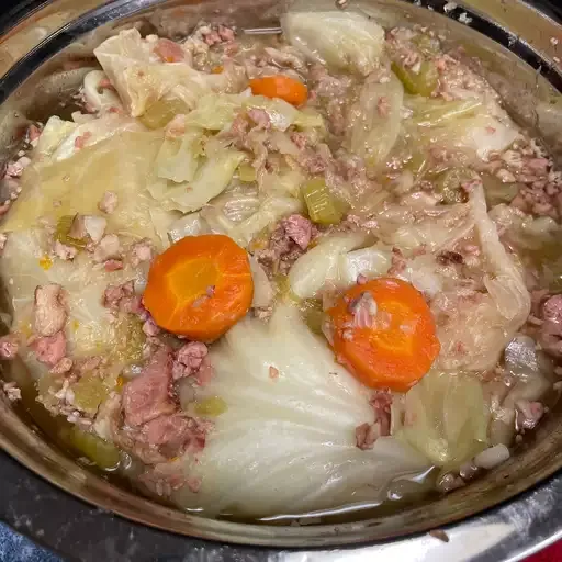 Southern Fried Smothered Cabbage