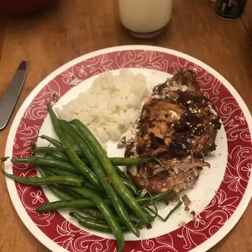 Balsamic Goat Cheese Stuffed Chicken Breasts