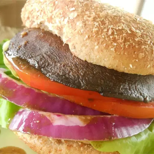 Savory Portobello Mushroom Burgers