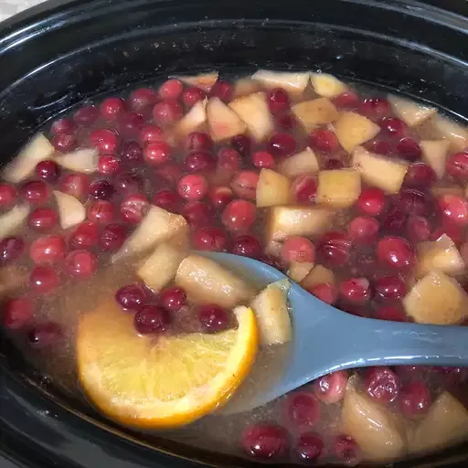 Hot Spiced Cranberry Cider