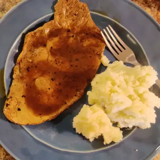 Minute Steaks with Barbecue Butter Sauce