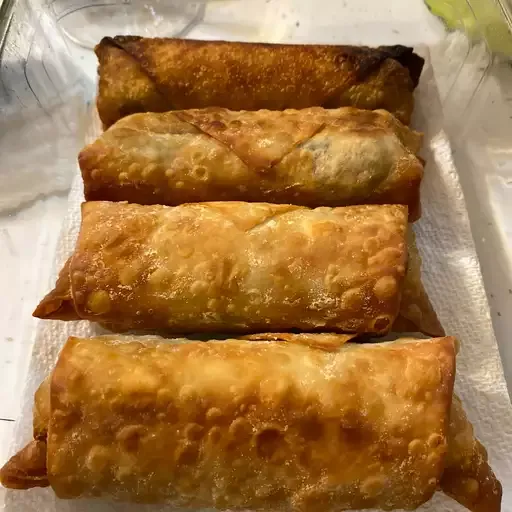 Stuffed Pickle Egg Rolls