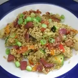 Curried Couscous Salad with Bacon