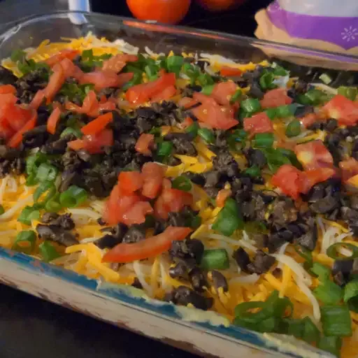 Skinny Seven Layer Dip