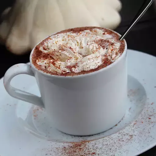 Pumpkin Spice White Hot Chocolate