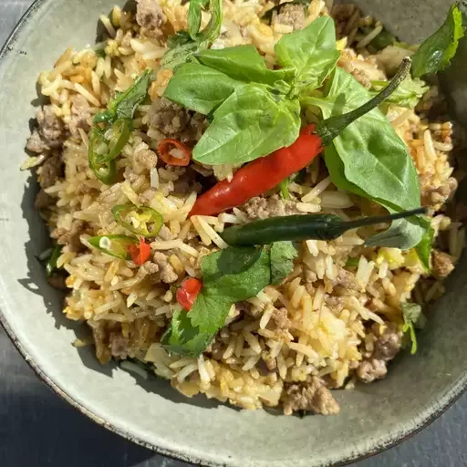 Thai-Inspired Beef Fried Rice