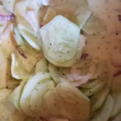 Mom's Cucumber Salad