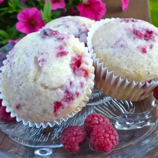 Raspberry Lemon Muffins