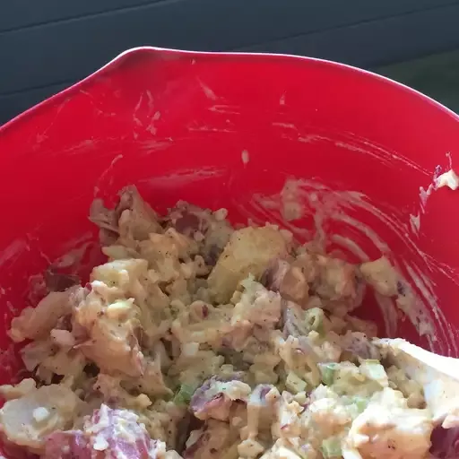 Warm Dijon Potato Salad