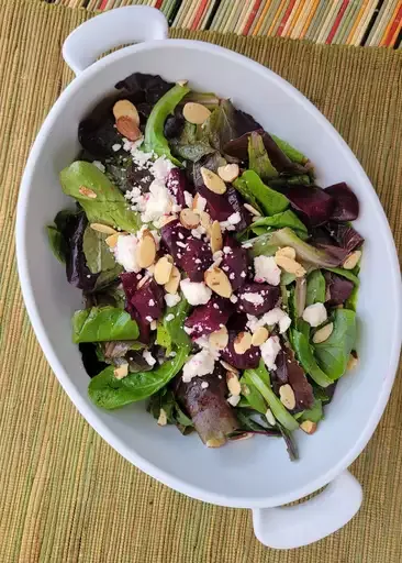 Roasted Beet Salad with Goat Cheese