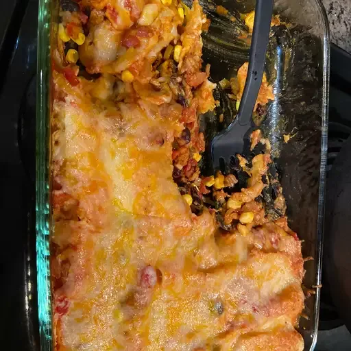 Black Bean and Rice Enchiladas