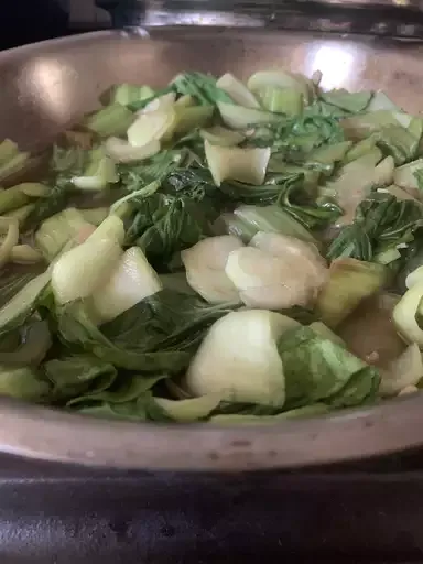 Quick Baby Bok Choy with Garlic