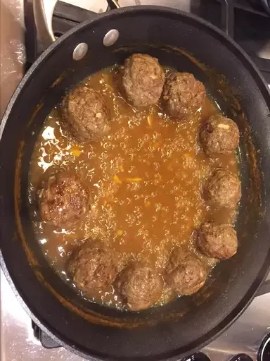 Spicy Orange Bison Balls