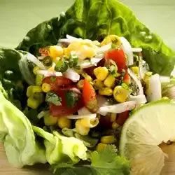 Corn, Sweet Onion, and Tomato Salad