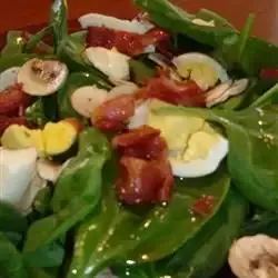 Spinach and Mushroom Salad