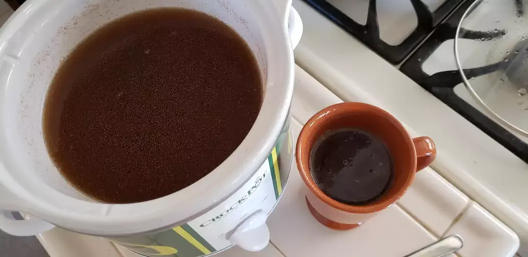 Hot Buttered Rum in a Slow Cooker