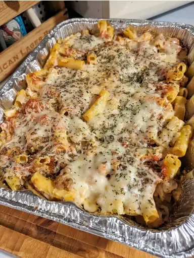 Sausage and Spinach Baked Ziti