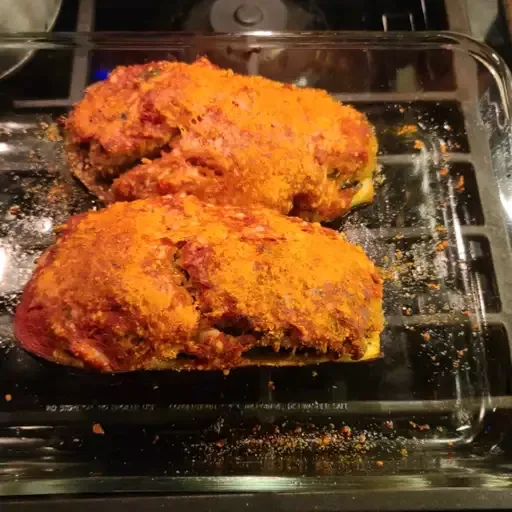 Savory Stuffed Eggplant