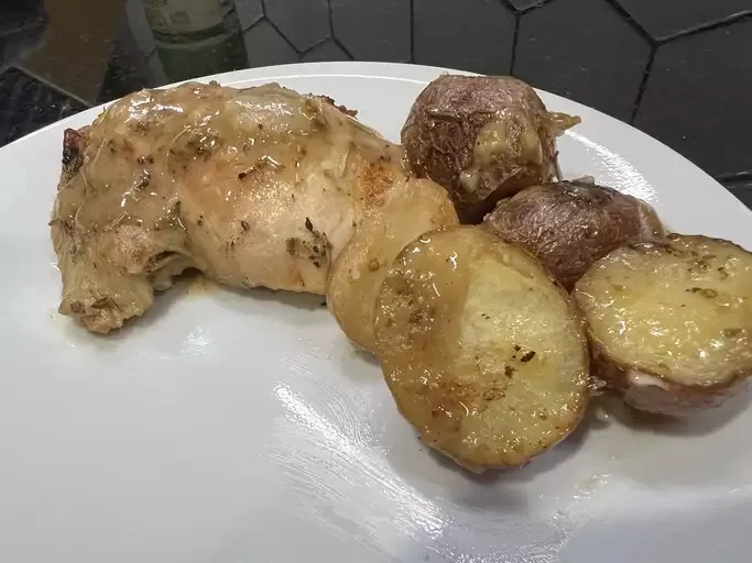 Greek Lemon Chicken and Potatoes