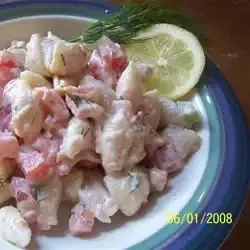 Shrimp Pasta Salad with Fresh Dill