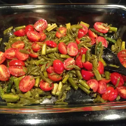 Green Bean and Asparagus Salad