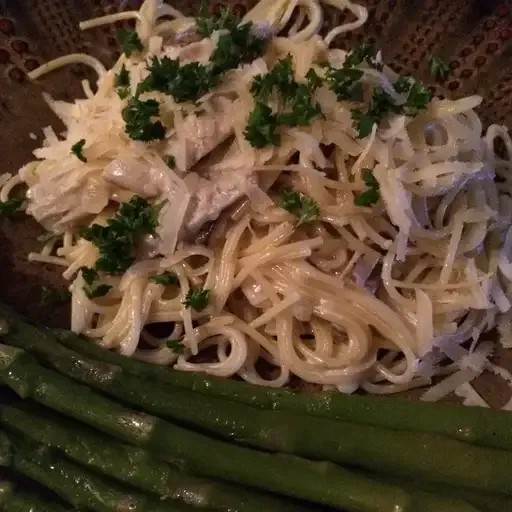 Shiitake Angel Hair Pasta