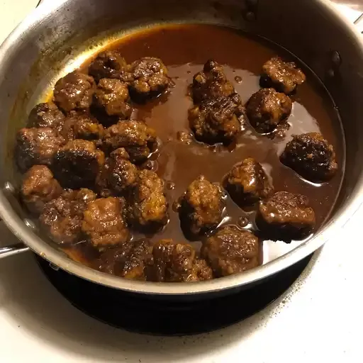 Spicy Orange Bison Balls