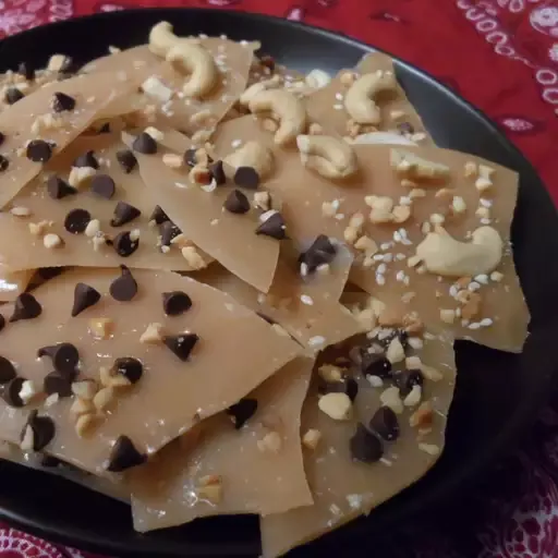 Salted Caramel Nut Brittle