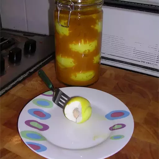 Mustard Pickled Eggs