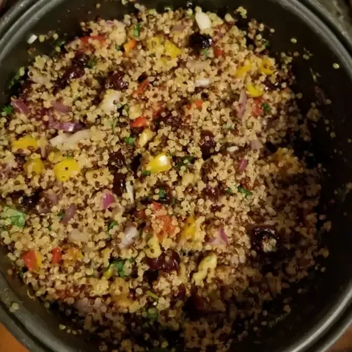 Cranberry and Cilantro Quinoa Salad