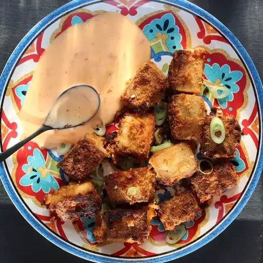 Air Fryer Bang Bang Tofu