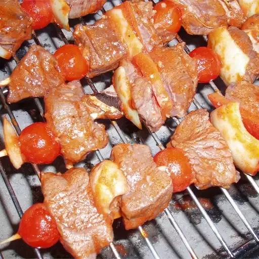 Best Ever Saucy Beef Kabobs