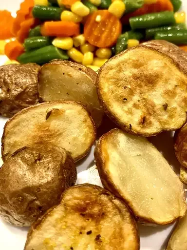 Air Fryer Rosemary Garlic Baby Potatoes