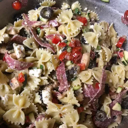 A Great Greek Pasta Salad