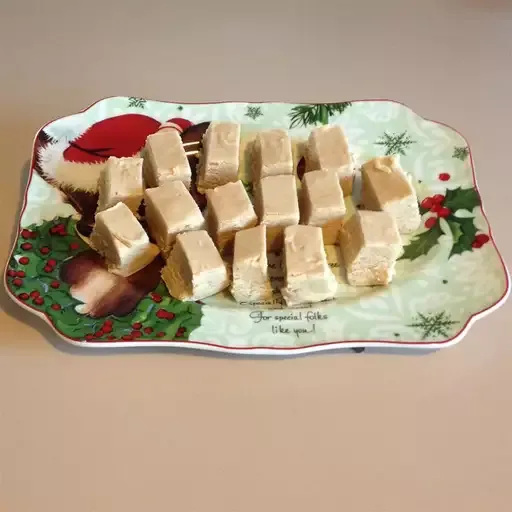 Creamy Eggnog Fudge