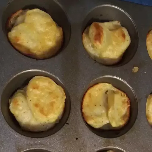 Muffin Tin Potatoes Gratin