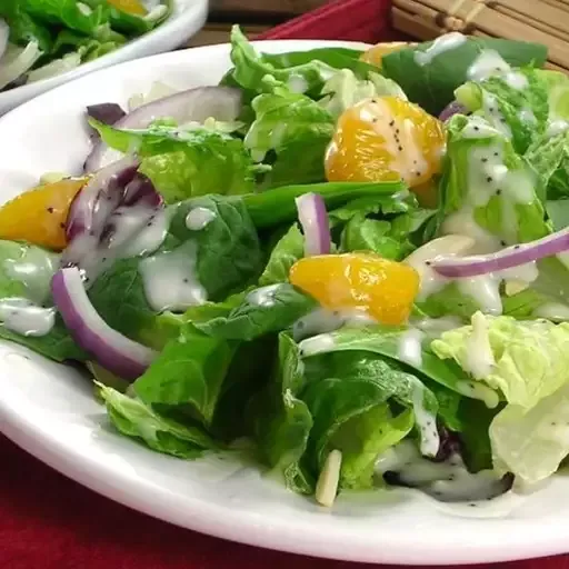 Spinach Salad with Poppy Seed Dressing