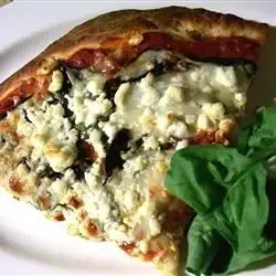 Basil Goat Cheese Pizza