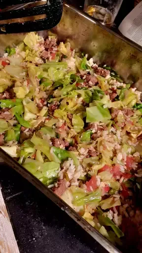 Deconstructed Cabbage Roll Casserole