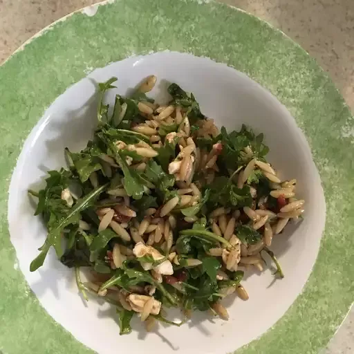 Chicken Florentine Salad with Orzo Pasta