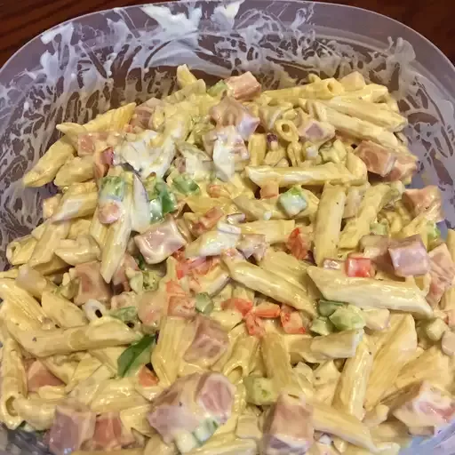 Awesome Ham Pasta Salad