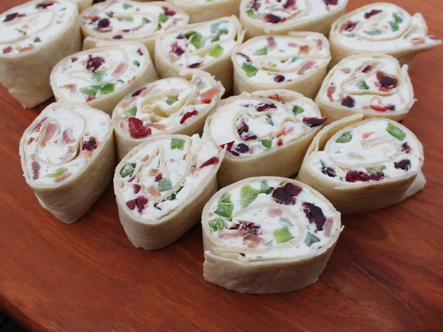 Cranberry Feta Pinwheels