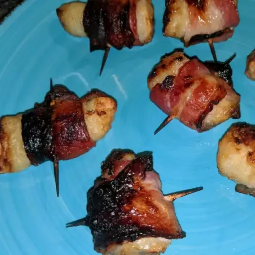 Bacon Wrapped Bananas