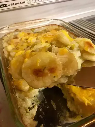 Vegan Potato Leek Gratin