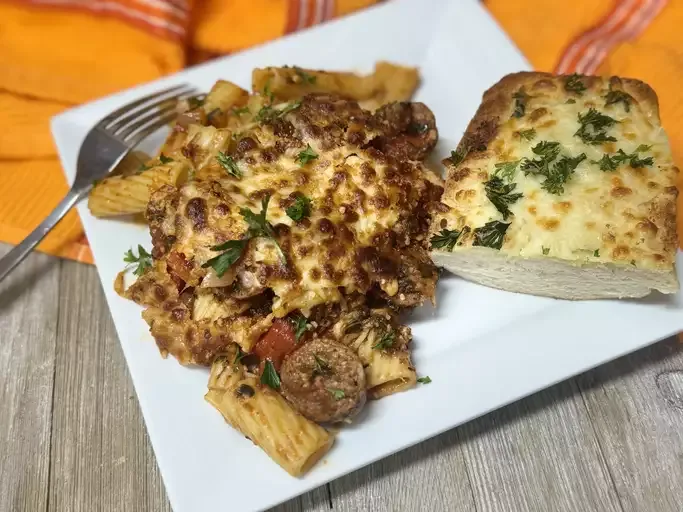 Baked Rigatoni with Italian Sausage and Fennel